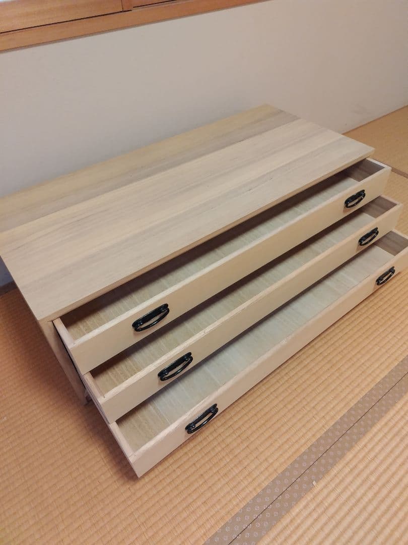 桐タンス　着物用　3段