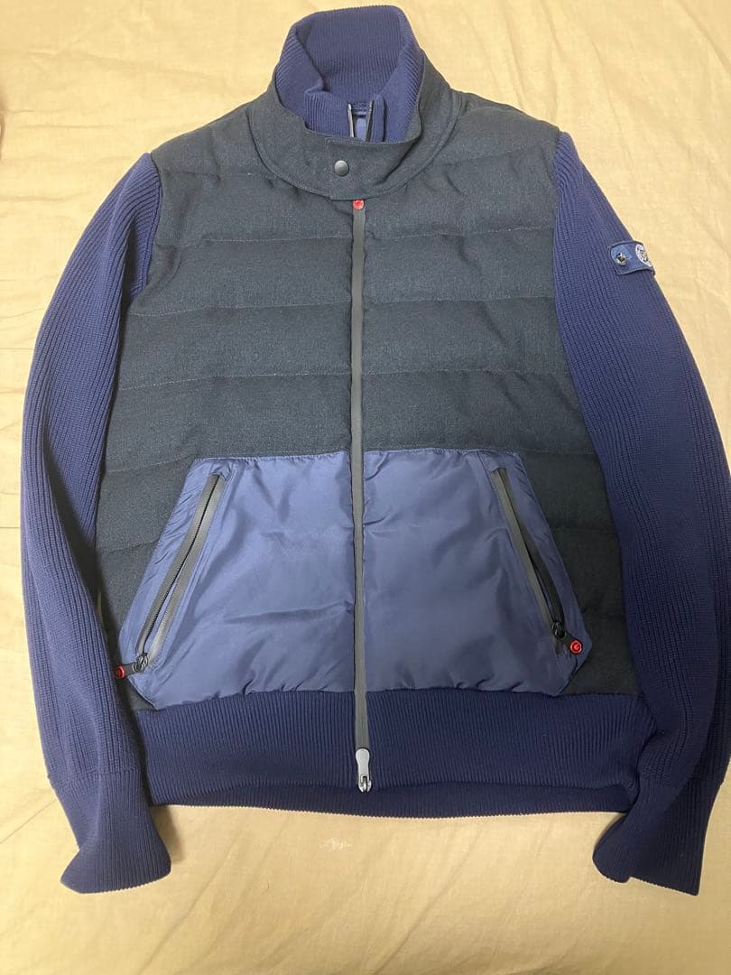 【美品】g-stage ネイビー ダウンジャケット メンズ