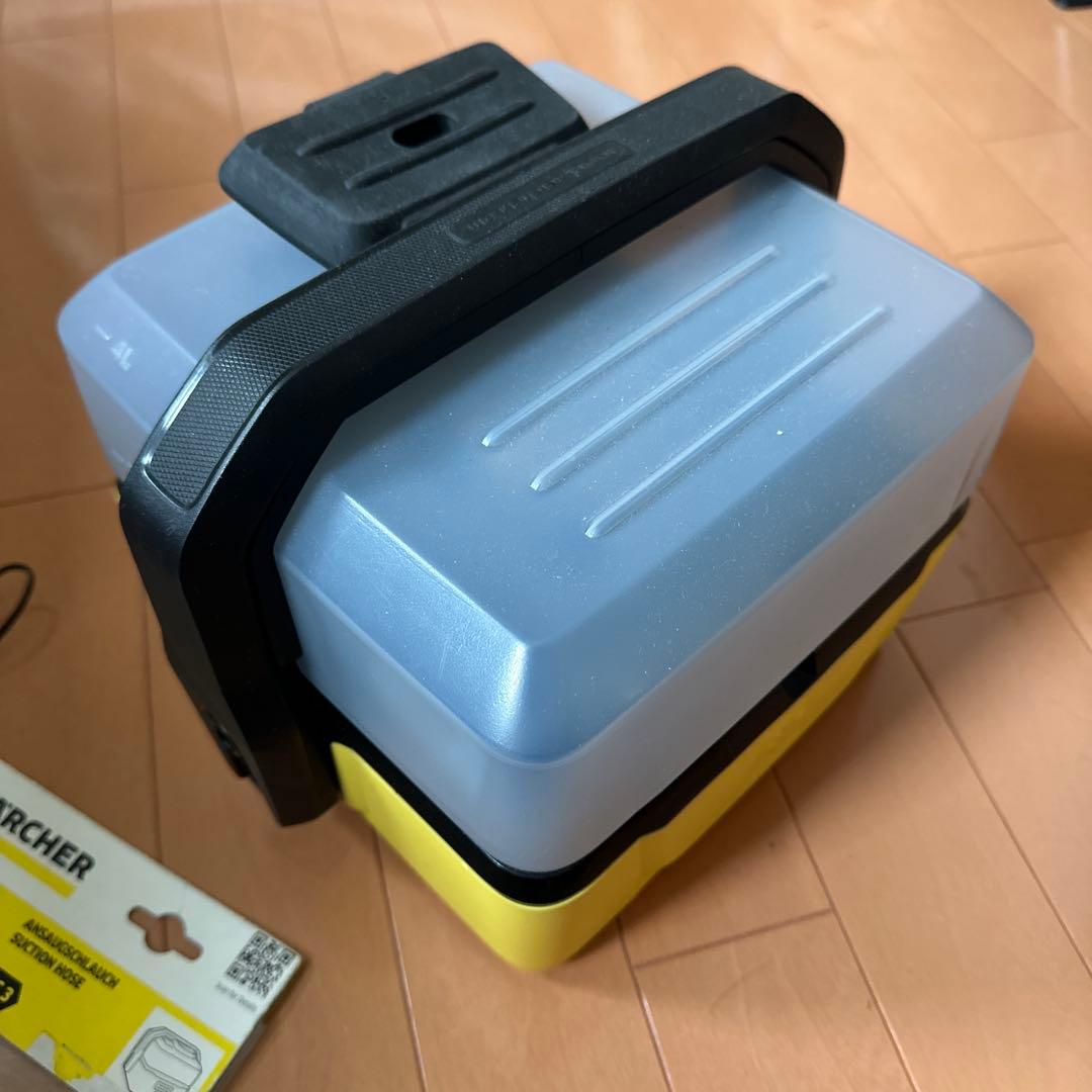 超激安KÄRCHER 高圧洗浄機本体吸水ホ－ス付きです