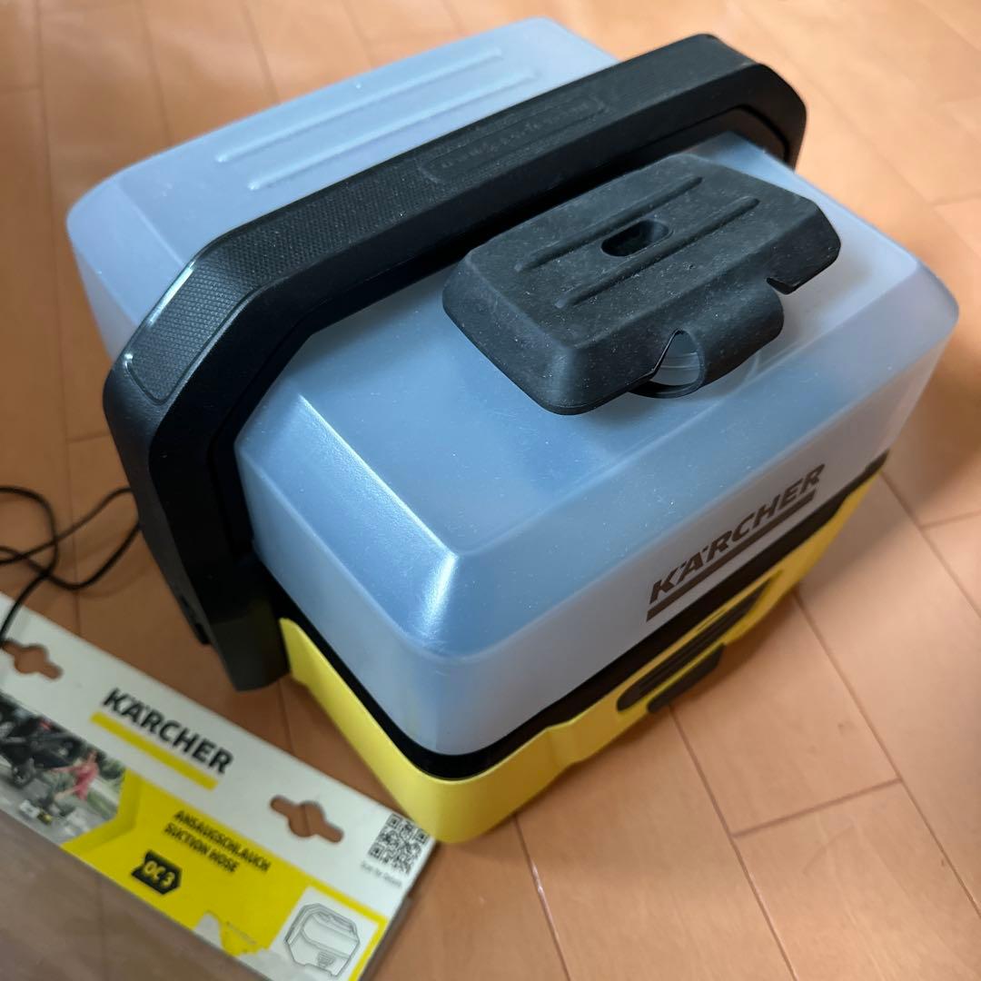 超激安KÄRCHER 高圧洗浄機本体吸水ホ－ス付きです