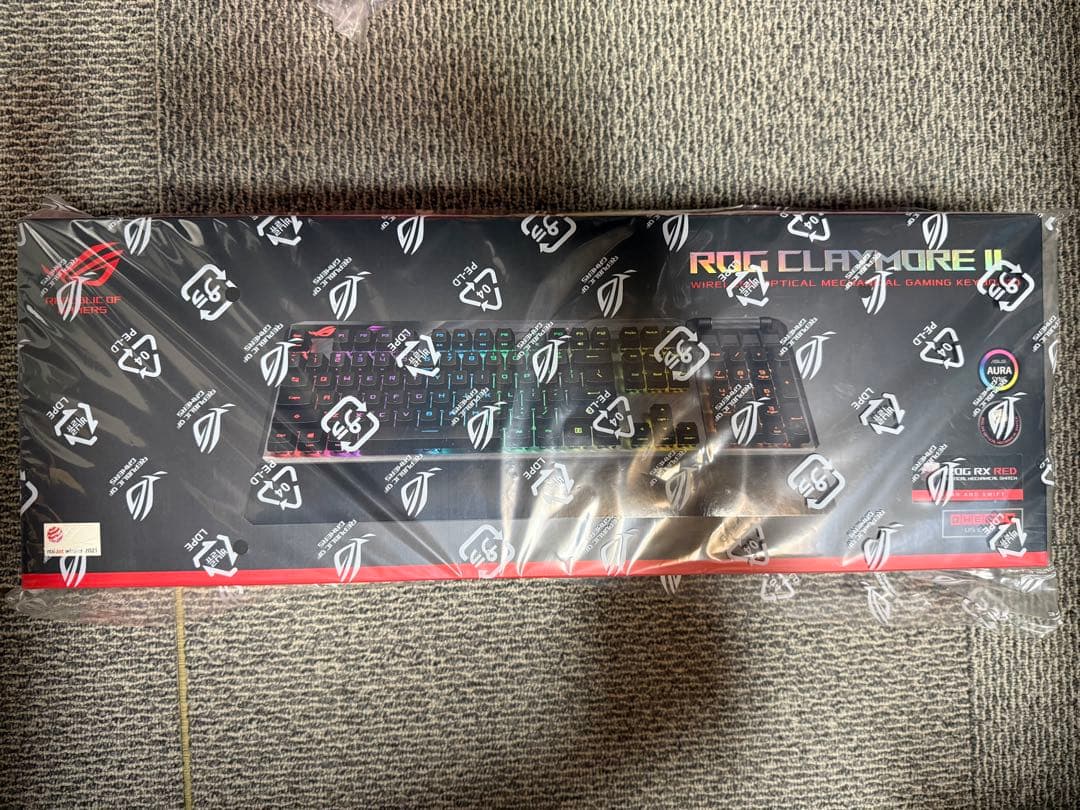 ROG CLAYMORE II RGBキーボード 本体