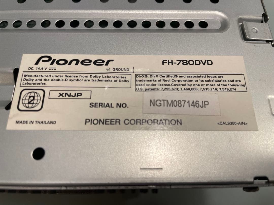 Pioneer FH-780DVD ヘッドユニット