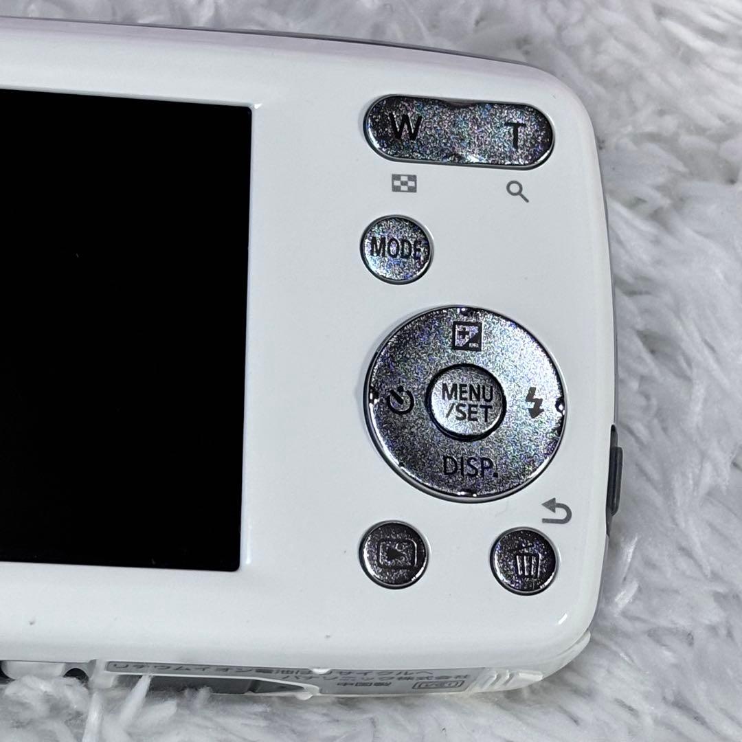 パナソニック LUMIX DMC-S1 ホワイト コンデジ 動作品