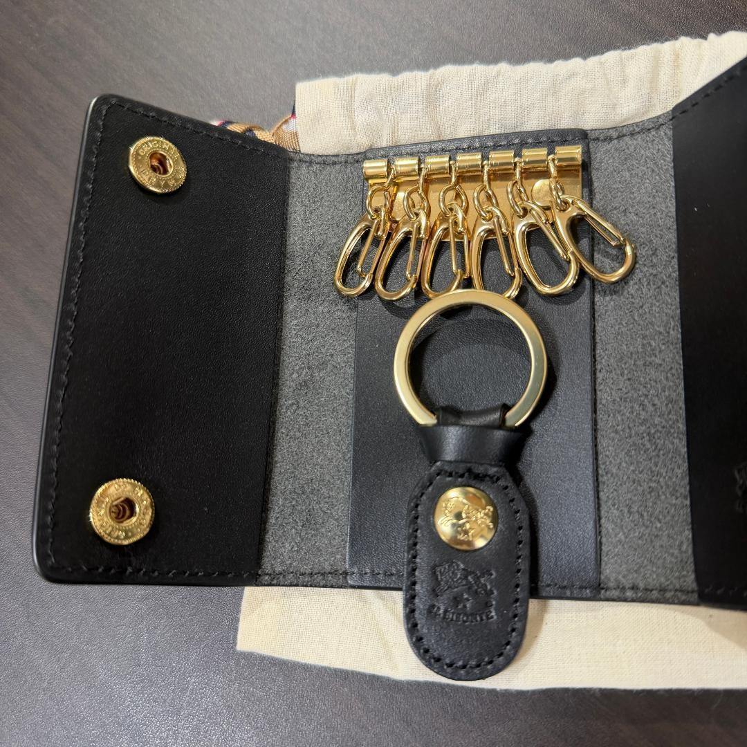 【新品未使用】イルビゾンテ キーケース ブラック 黒 NERO