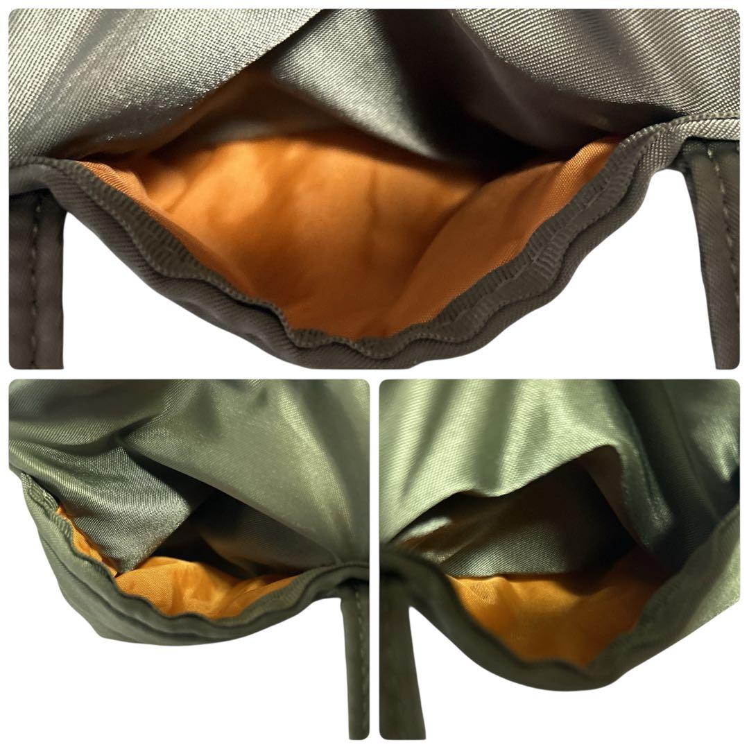 PORTERタンカー ドラムバッグ ダッフルバッグ ミニボストン セージグリーン