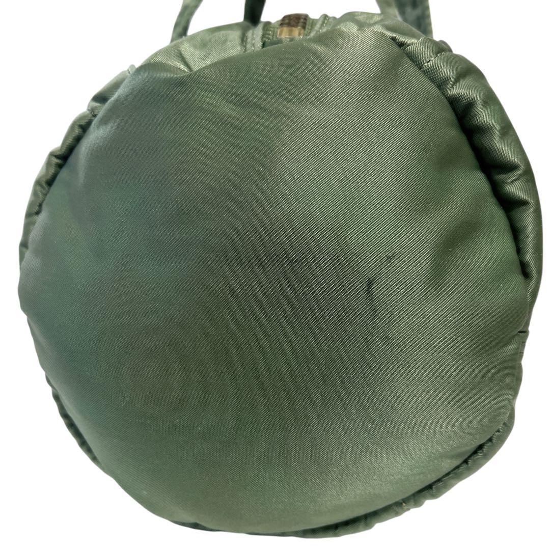 PORTERタンカー ドラムバッグ ダッフルバッグ ミニボストン セージグリーン