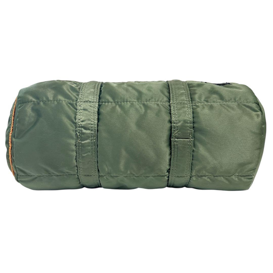 PORTERタンカー ドラムバッグ ダッフルバッグ ミニボストン セージグリーン