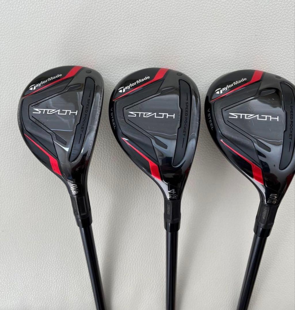 【美品】テーラーメイド ステルス レスキュー/TM60S/ 3U.4U.5U