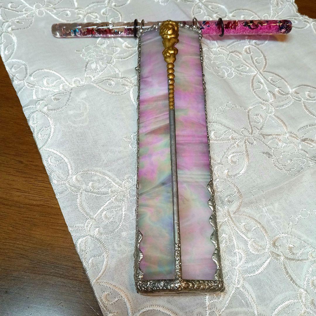 ＊「ペット、喫煙者無し」　万華鏡ステンドグラス　ガラス製カレイドスコープ