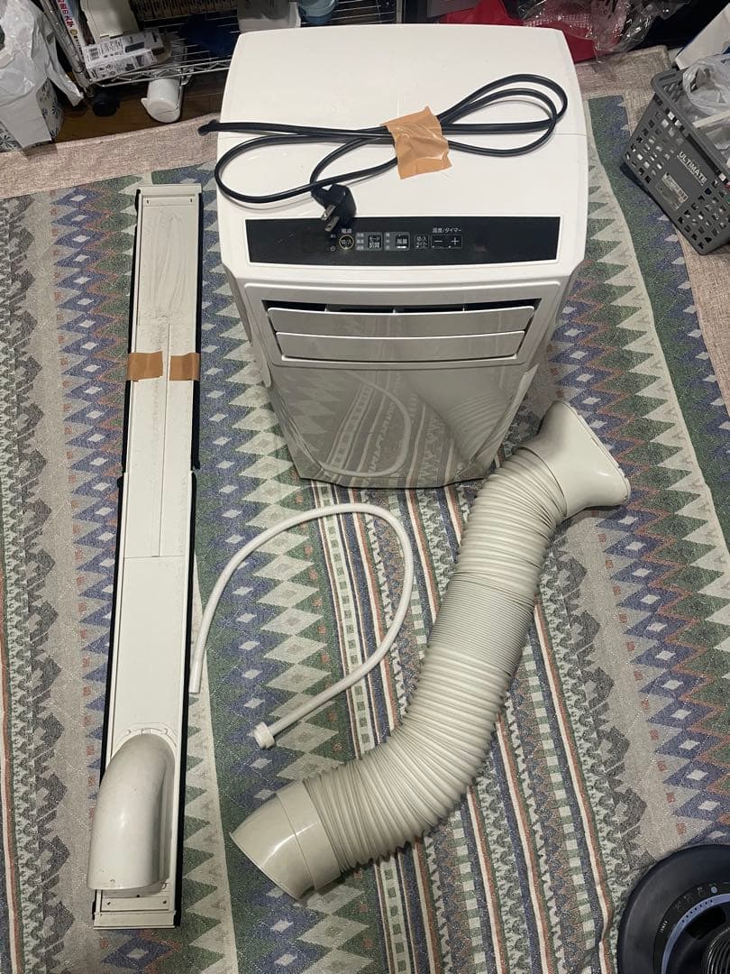 冷風機 ホワイト 排気ダクト付き