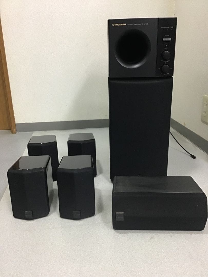 Pioneer スピーカーセット ブラック 5個+ウーファー　美品