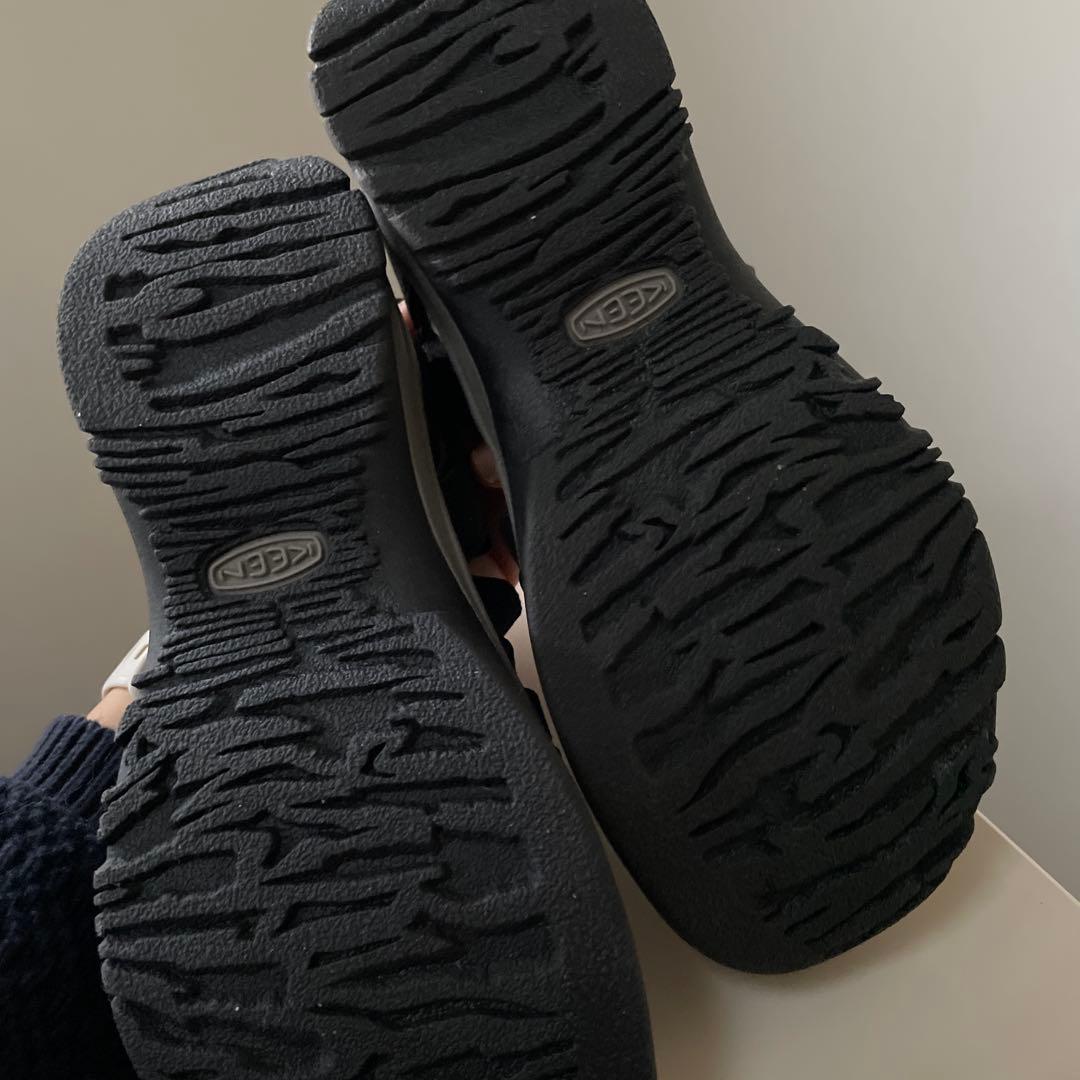 keen キーン　サンダル　ローズサンダル　黒　25cm