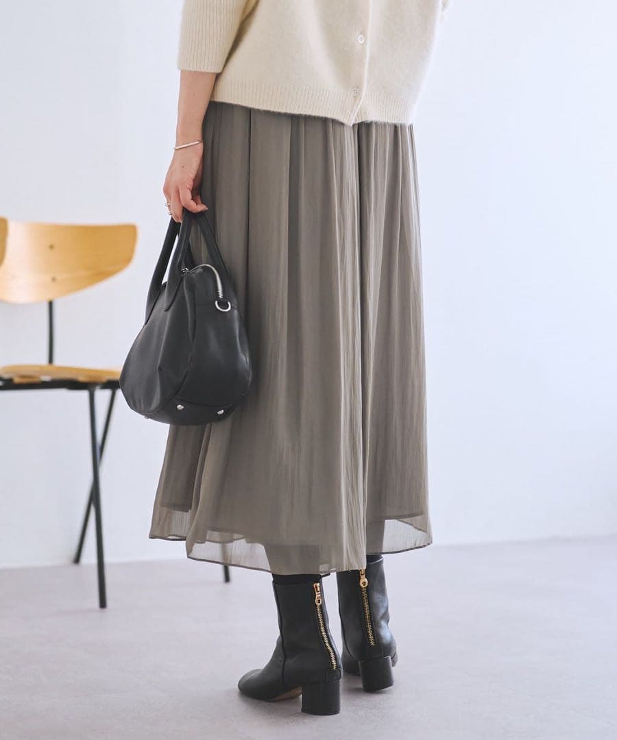 【2/16までの販売】BEARDSLEY(ビアズリー)シワシフォンギャザーパンツ