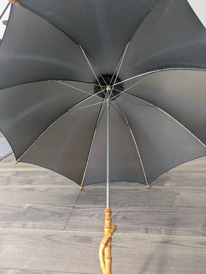 yohojiyamamoto+nor 日傘　ブラック　竹製ハンドル