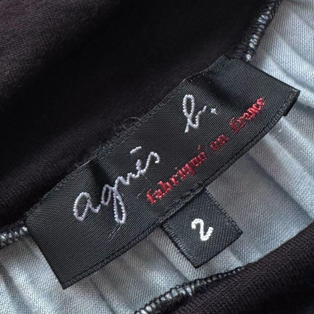 1457◆agnes b.アニエスベー フォト 長袖カットソー ストレッチ 2