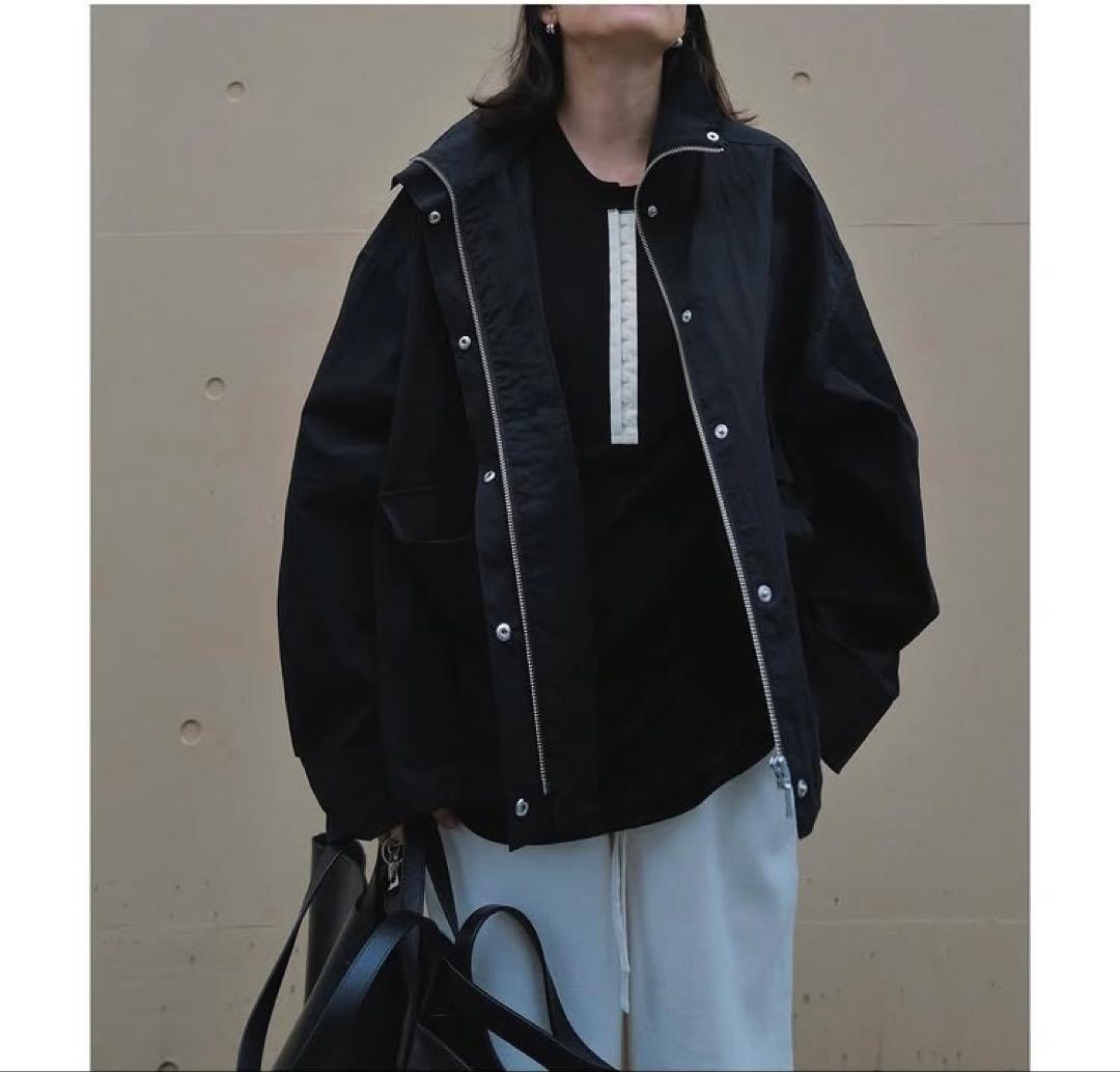 新品etretokyo フロントホックソフトプルオーバー　ブラック