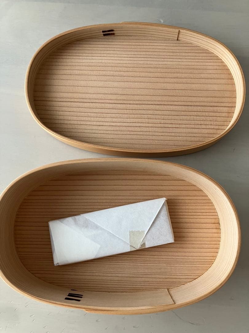 栗久　曲げわっぱ 弁当箱 小判型 小 栗久 わっぱ弁当 国産 日本製