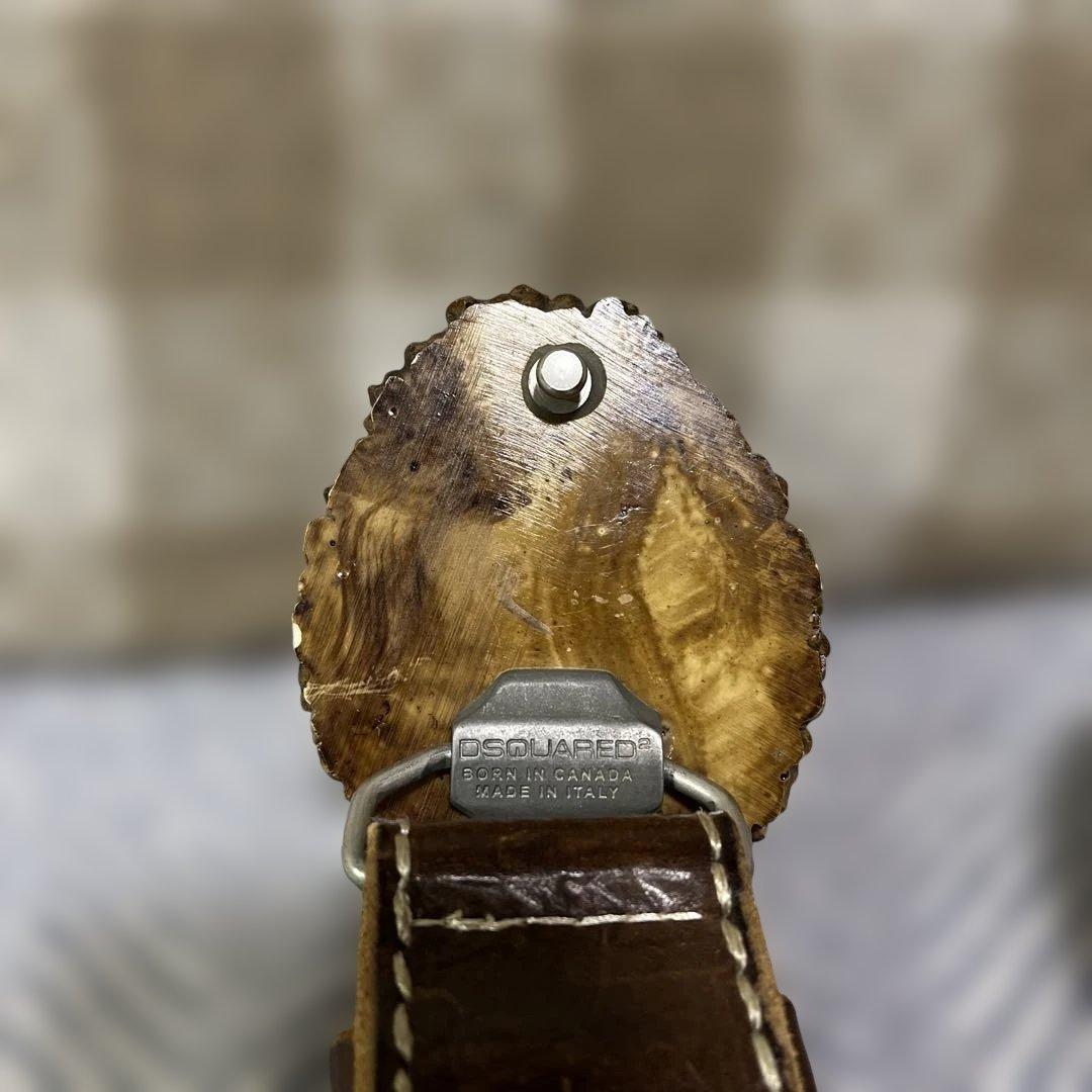 DSQUARED2 装飾バックル ベルト M