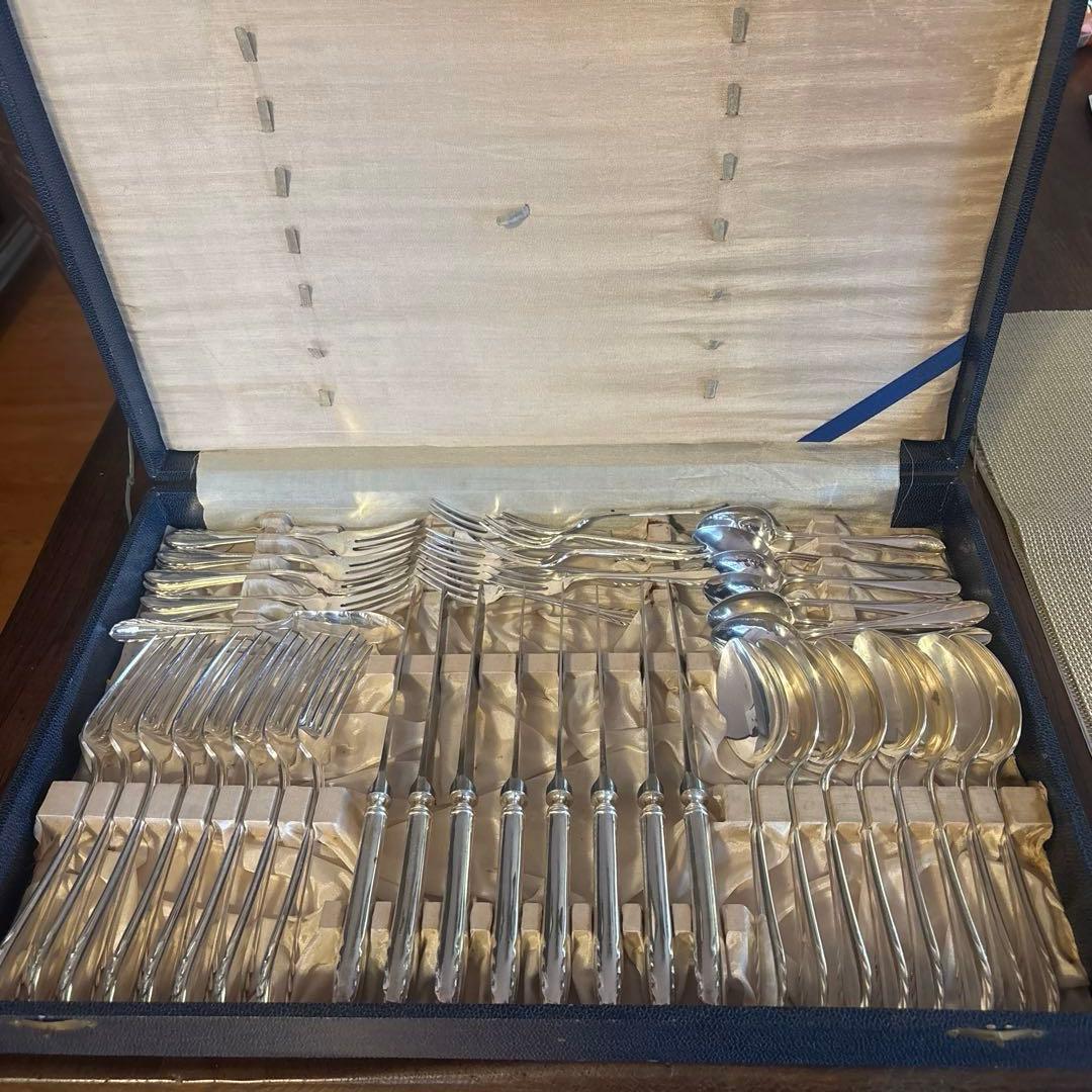 シルバーカトラリー￼セット　ヴィンテージ　48本