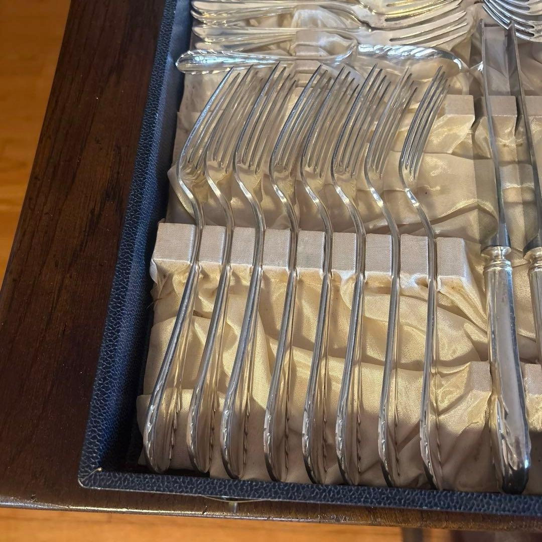 シルバーカトラリー￼セット　ヴィンテージ　48本