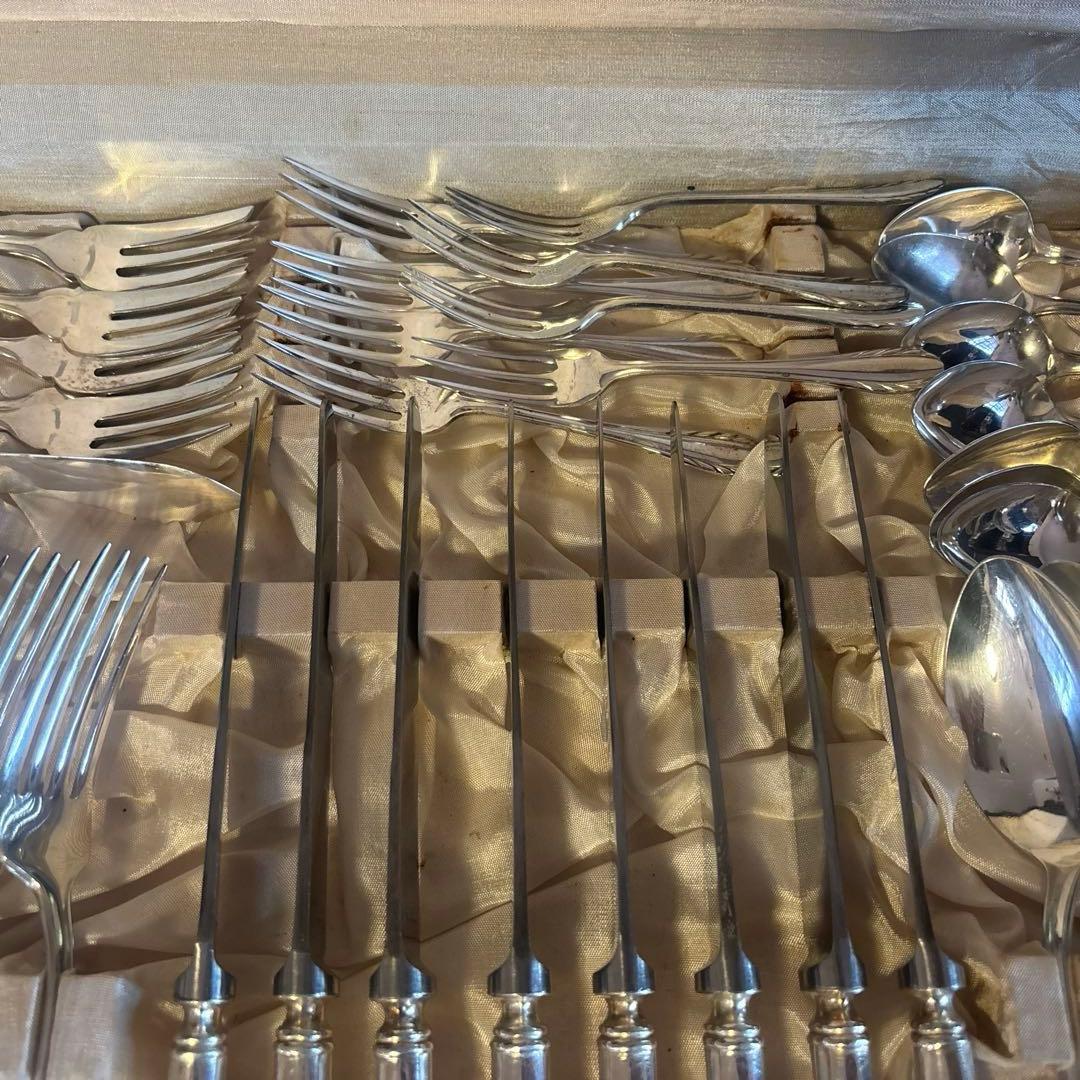 シルバーカトラリー￼セット　ヴィンテージ　48本