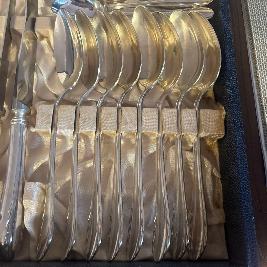シルバーカトラリー￼セット　ヴィンテージ　48本