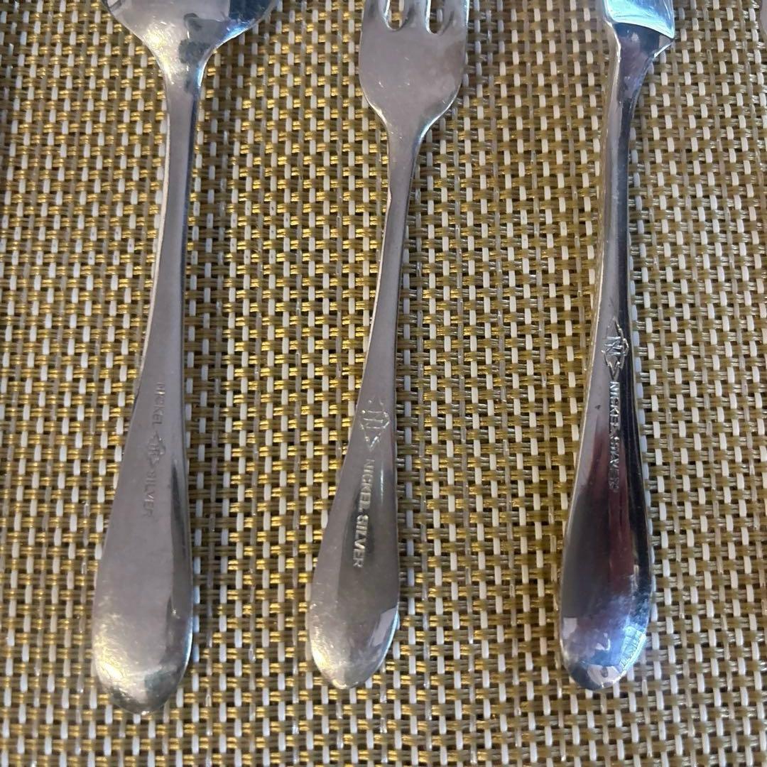 シルバーカトラリー￼セット　ヴィンテージ　48本