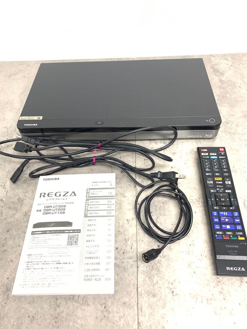 # 東芝REGZA Blu-ray レグザブルーレイ DBR-UT109
