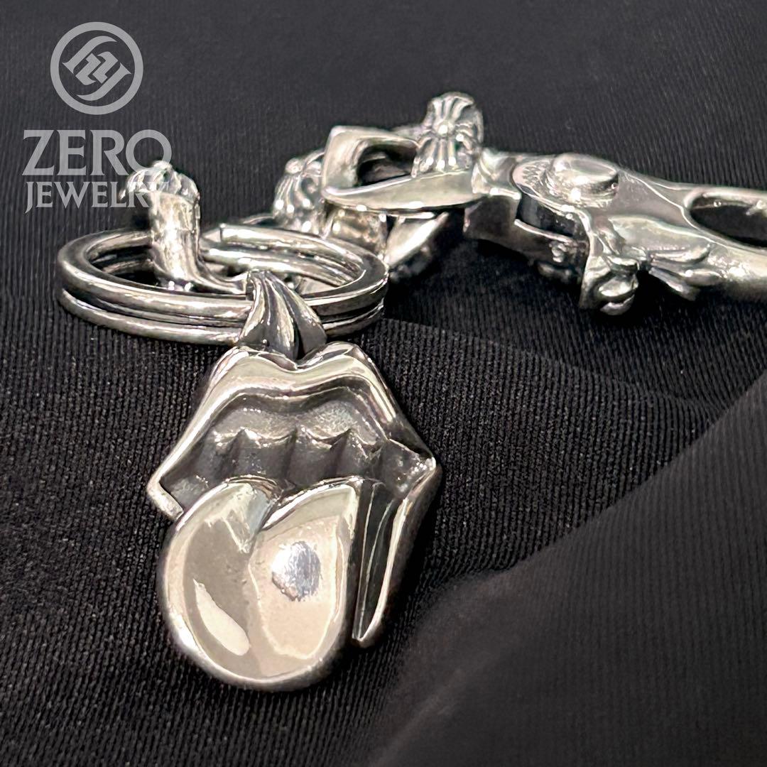 おさるのジョージ⭐️週末価格！即日発送！925刻印】リップ&タン キーリング