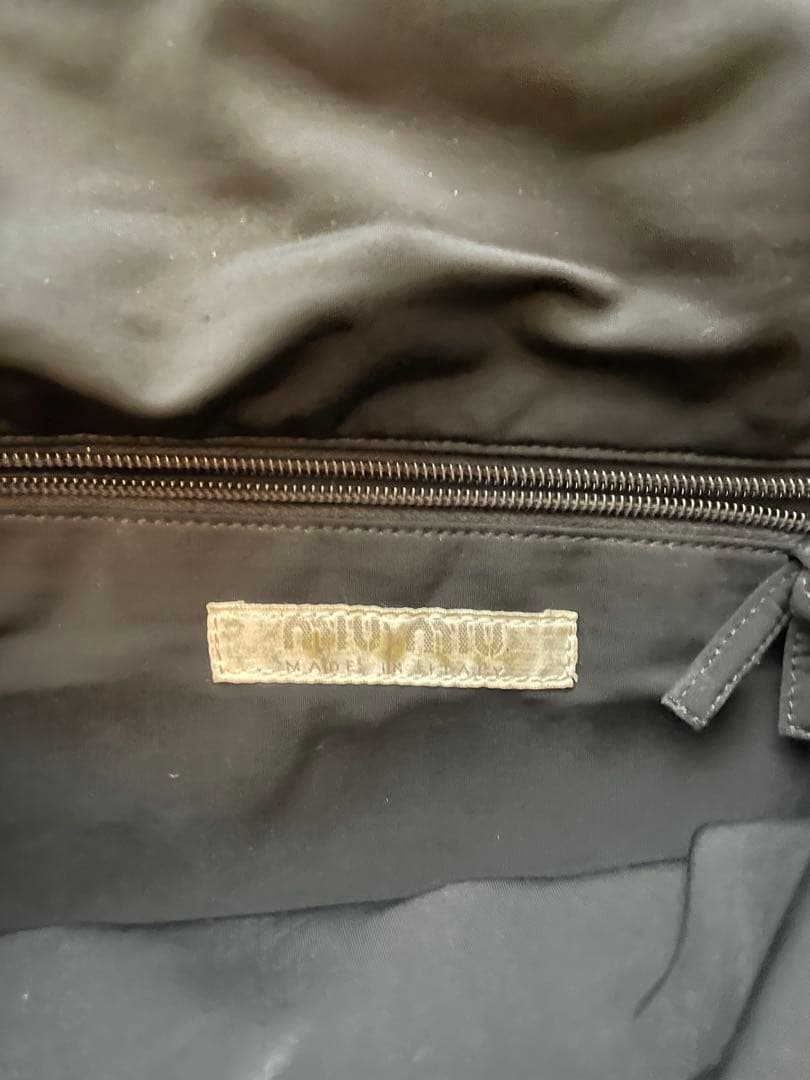 わをん 90's Miu Miu ナイロンショルダーバッグ archive