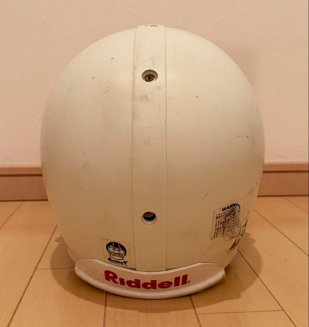 Riddell アメリカンフットボール ヘルメット ホワイト　Ｌサイズ