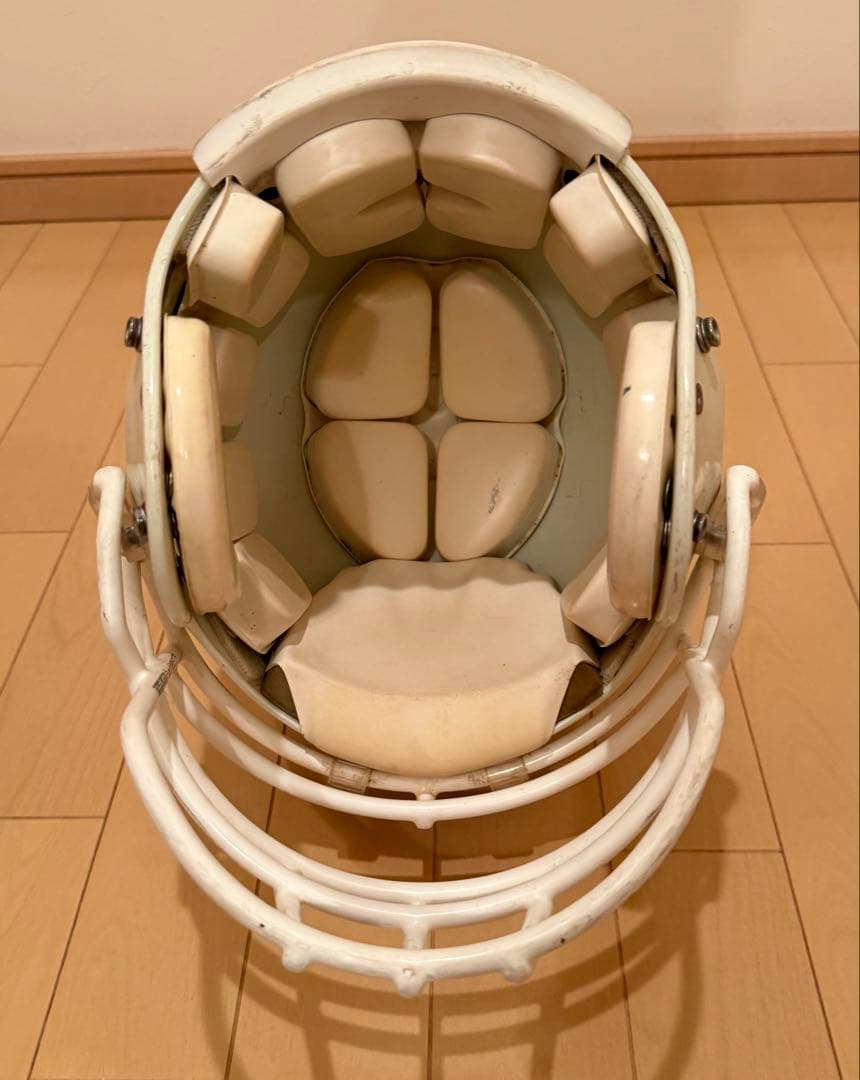 Riddell アメリカンフットボール ヘルメット ホワイト　Ｌサイズ