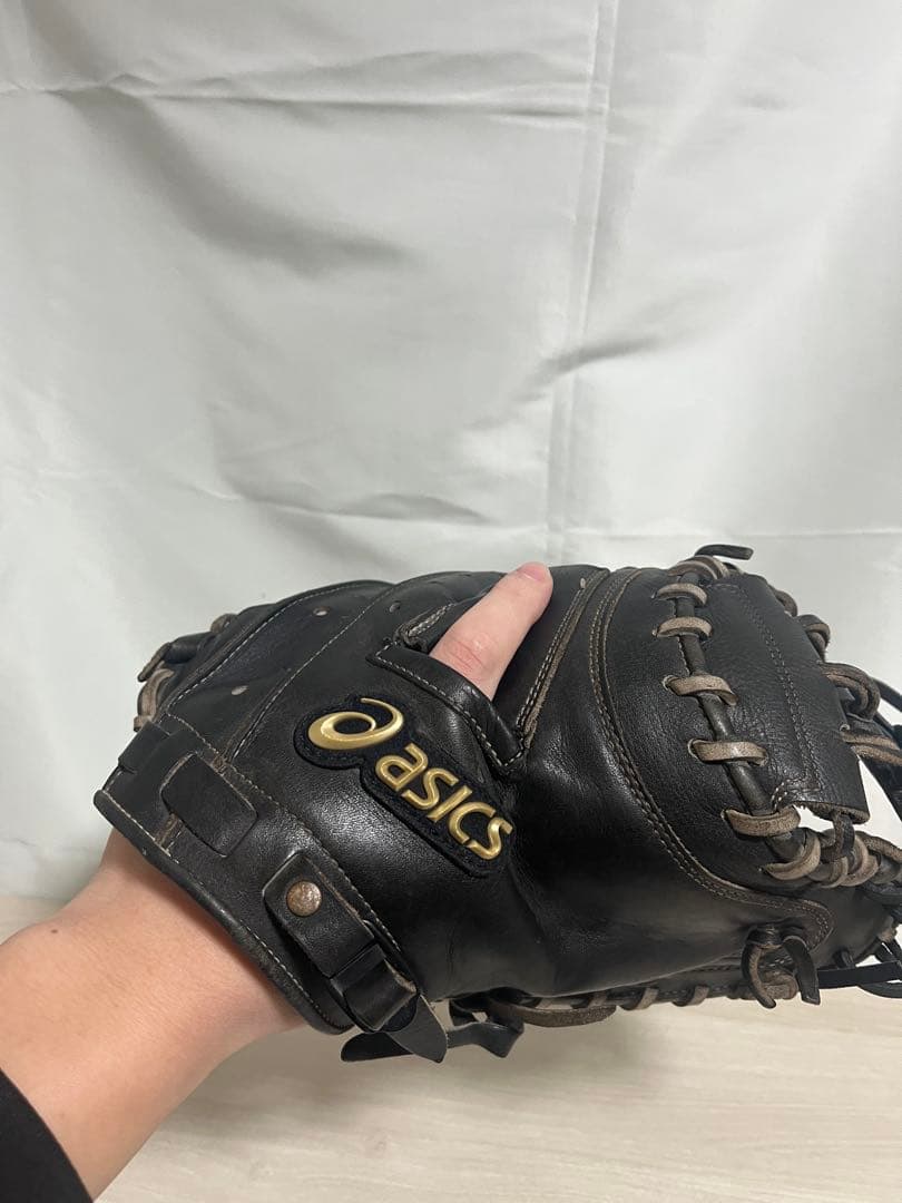 アシックス ゴールドステージ 硬式 キャッチャーミット スピードテックQR 和牛