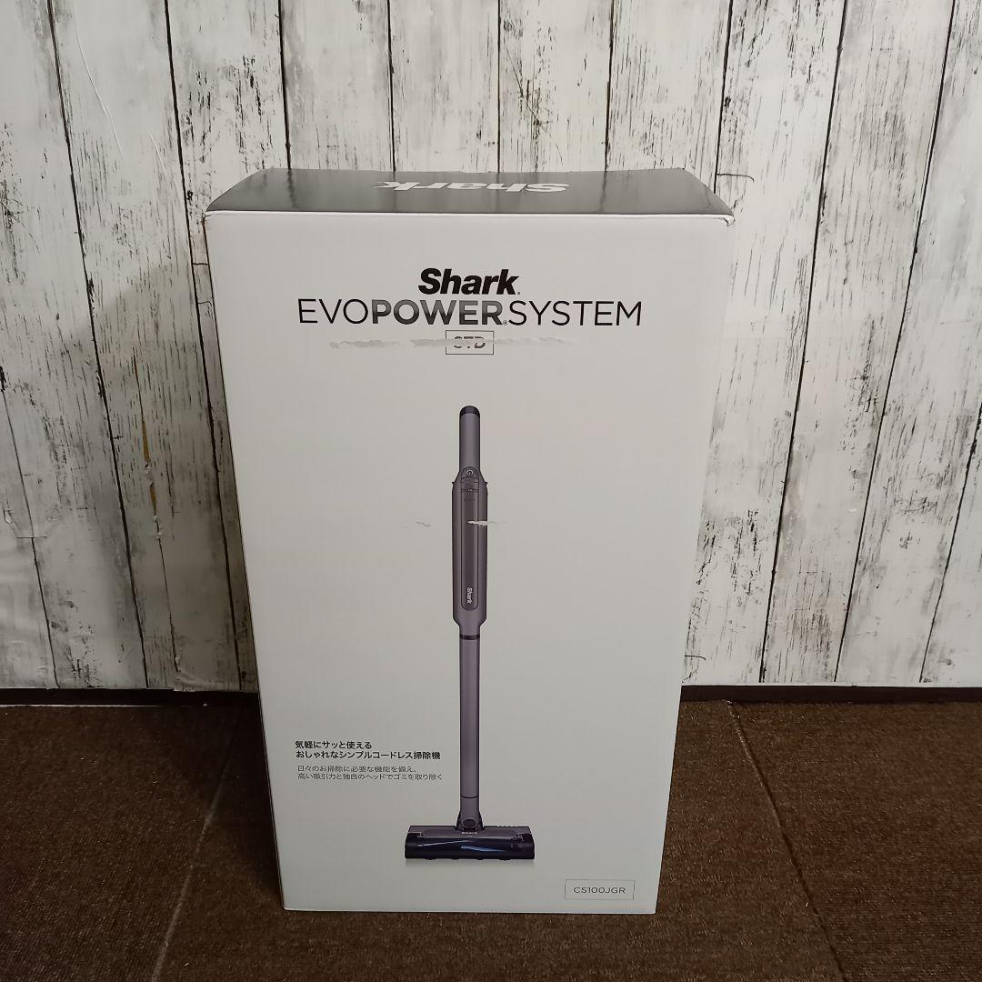 【新品・未使用】シャーク　コードレススティッククリーナーCS100JGR