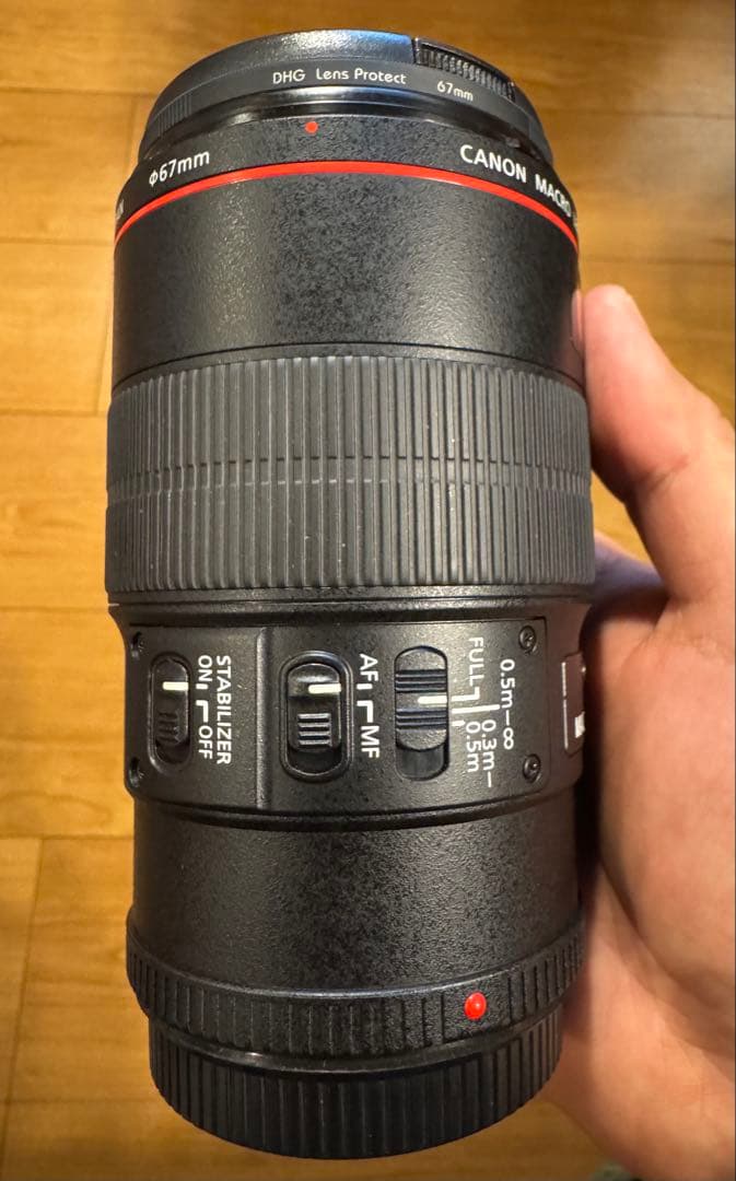 【美品】CANON EF100m F2.8L Macro IS USM