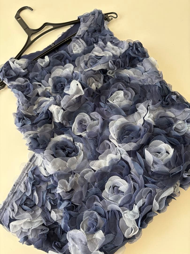 タダシショージ　フラワーモチーフドレス