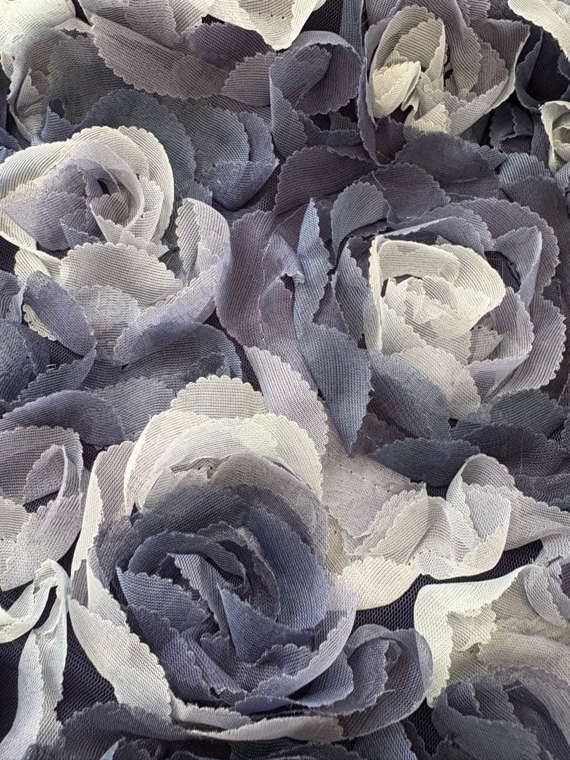 タダシショージ　フラワーモチーフドレス