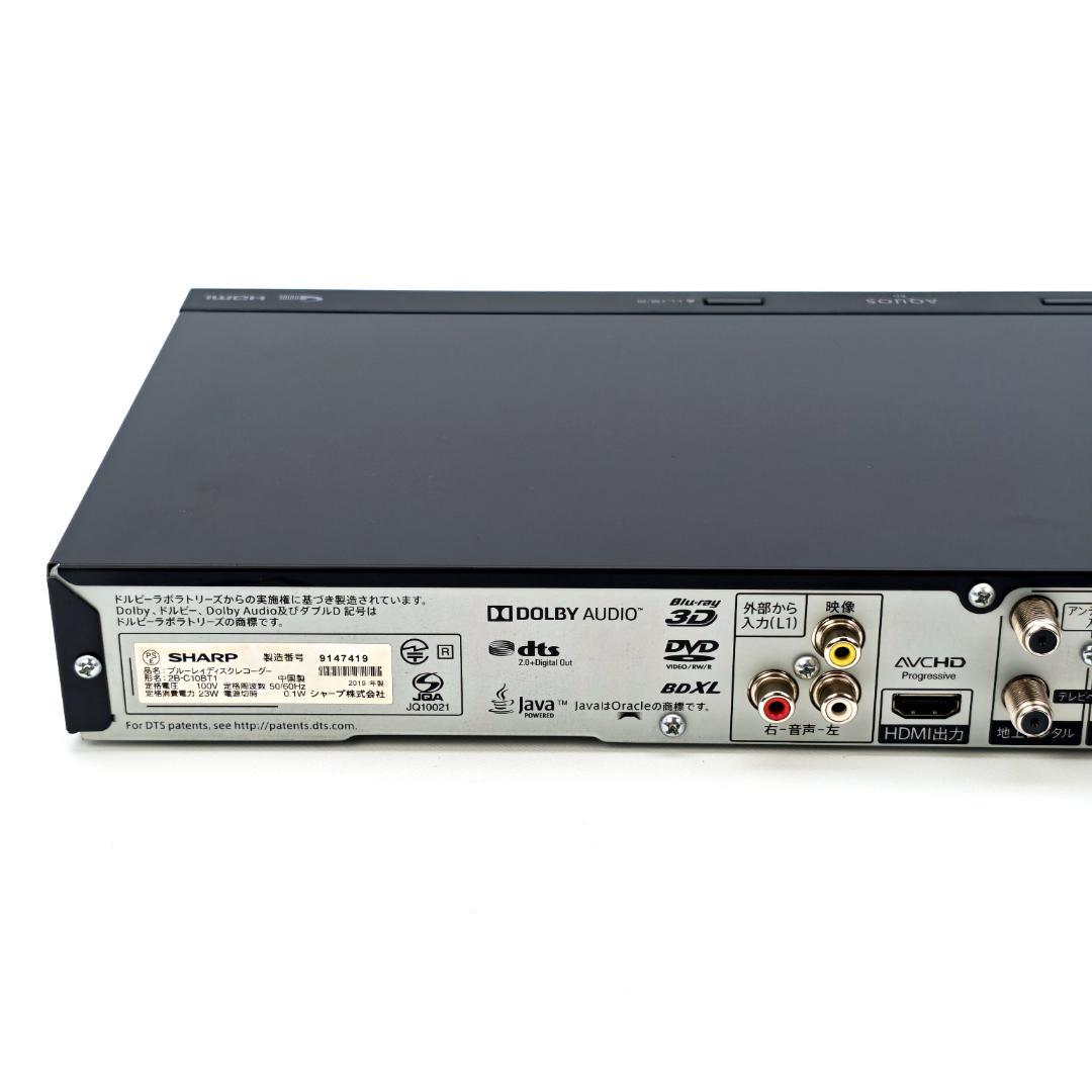 SHARP 2B-C10BT1 Blu-rayレコーダー HDD1TB