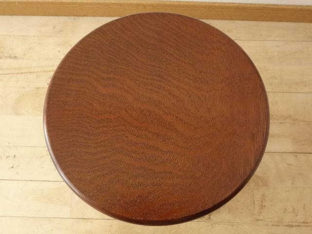 北海道手作り家具　ナラ材　スツール　座面一枚板　　勇峰工芸（新）フォトセット