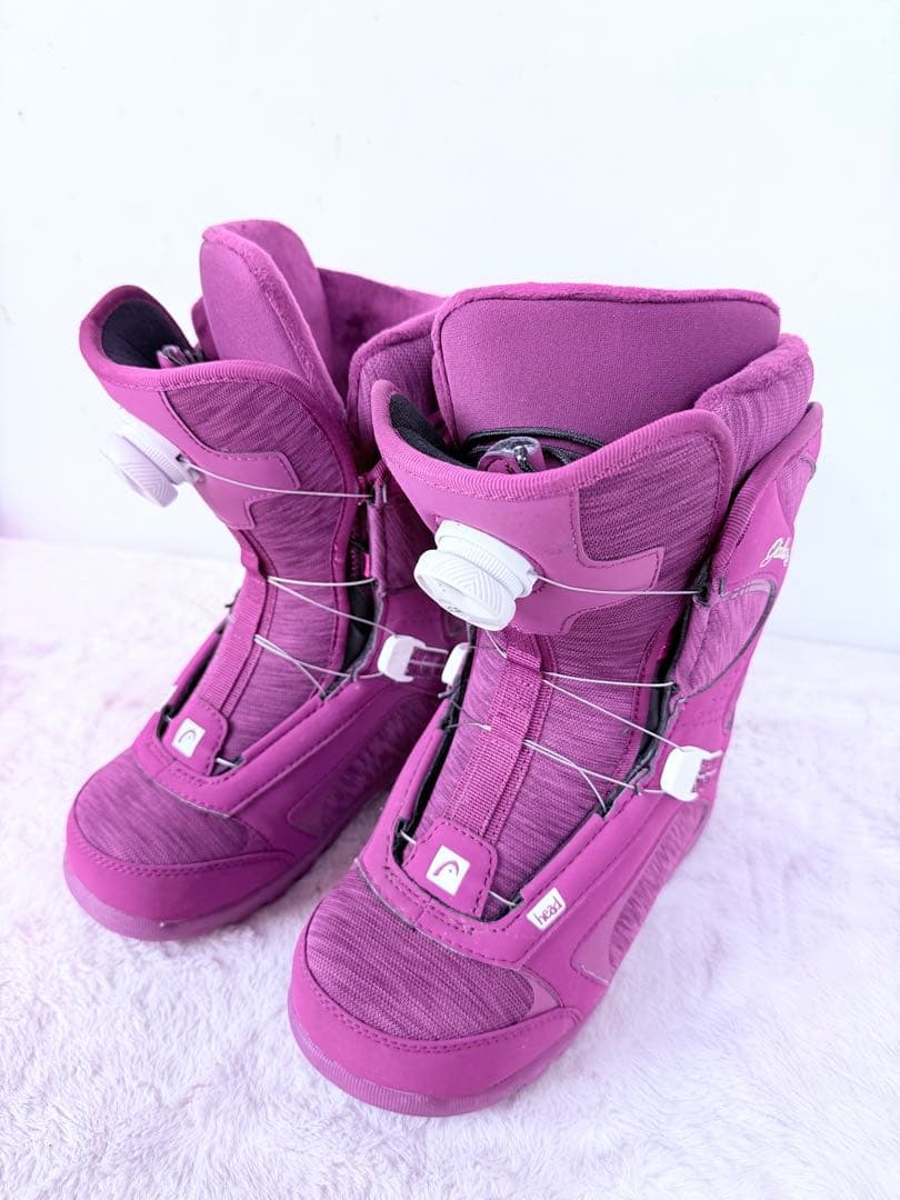 綺麗です♪HEAD GALORE BOA 23.5cm レディース スノボブーツ