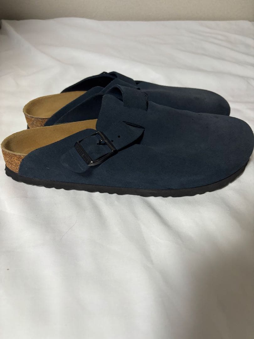 ビルケンシュトック ボストン スウェードレザー［ネイビー］41 26.5センチ