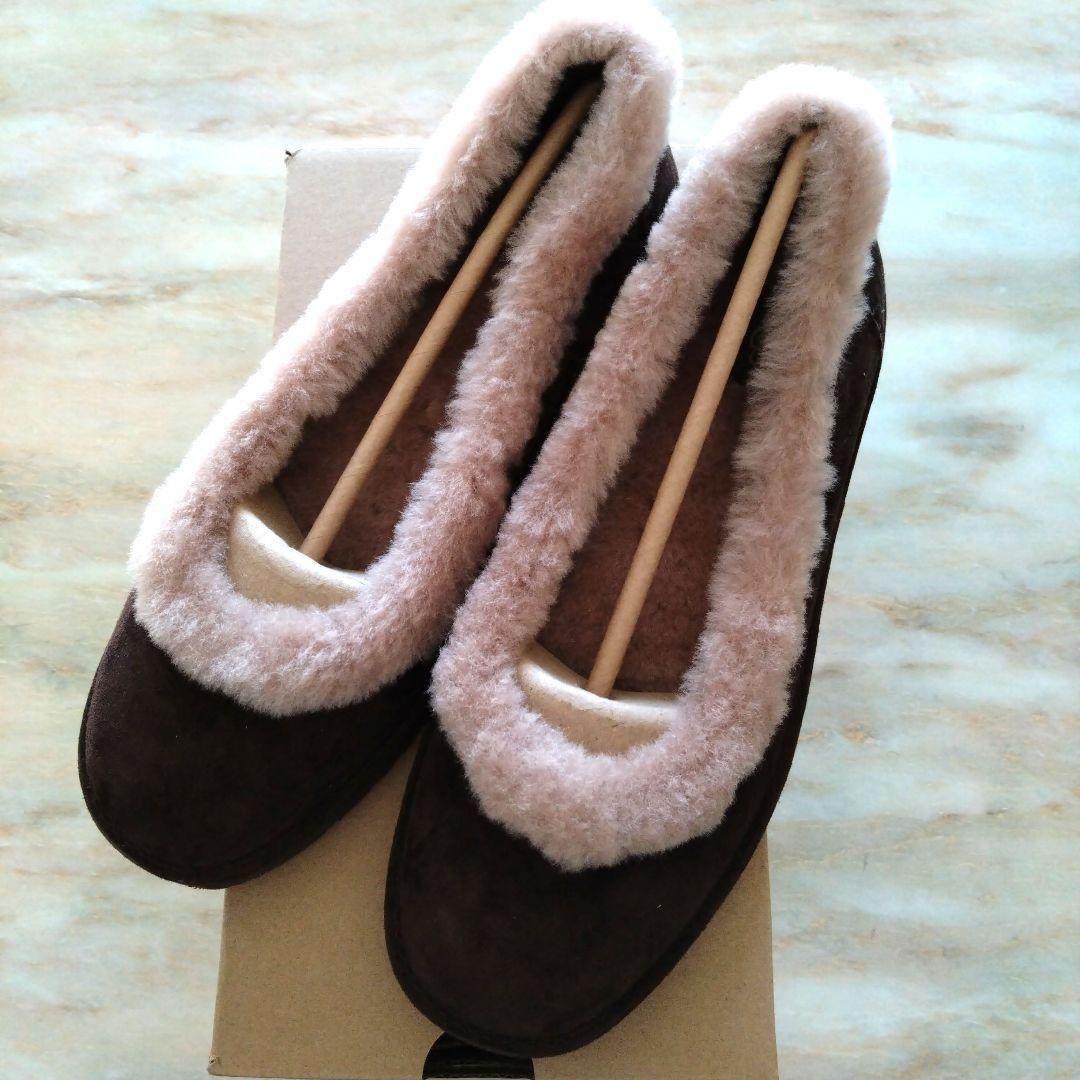 UGG アグ スエード バレエシューズ