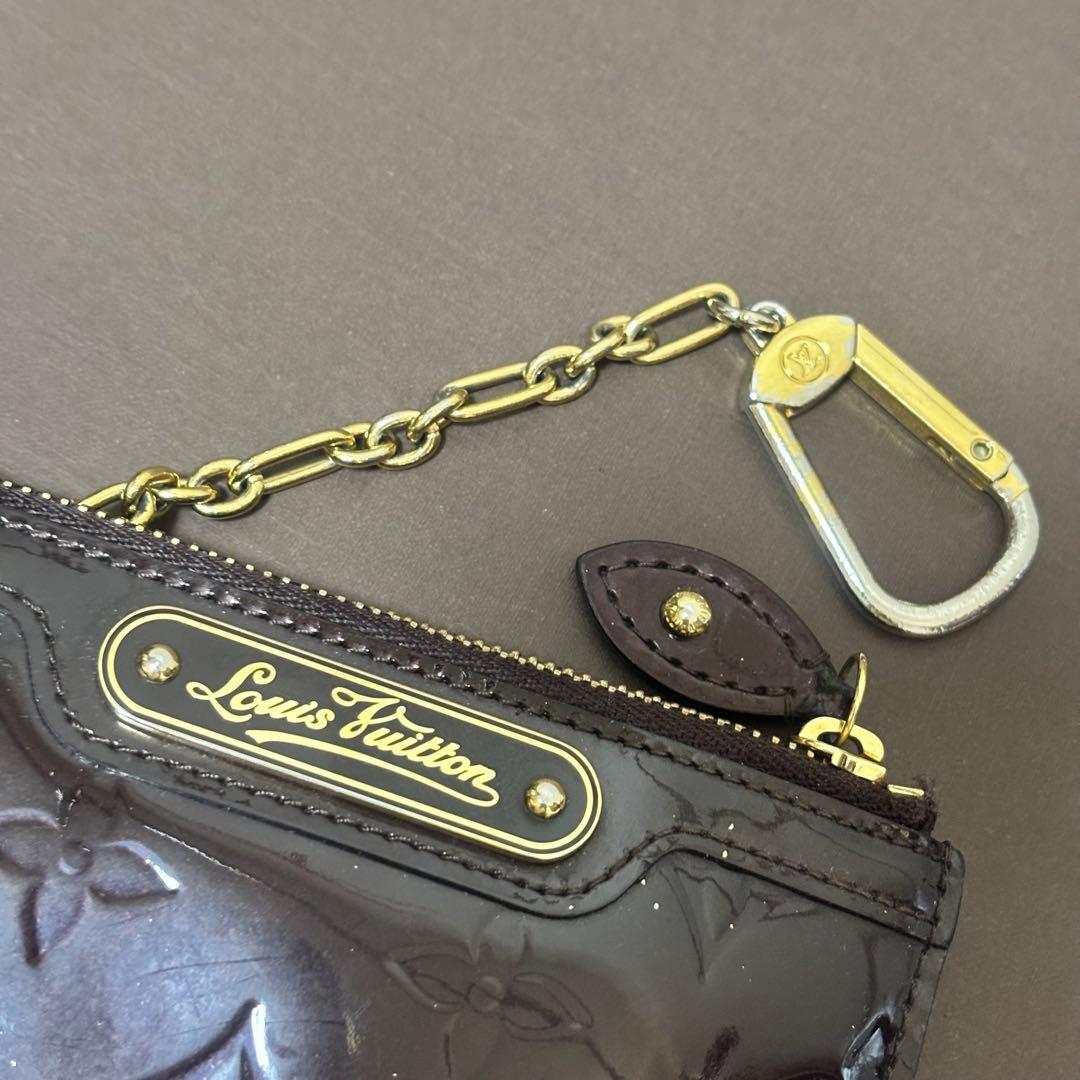 ルイヴィトン ヴェルニ アラマント ポシェットクレ ケース キーケース