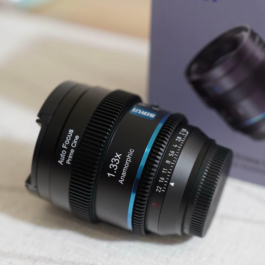 【新品同様】SIRUI 20mm T1.8 1.33X アナモルフィックレンズ