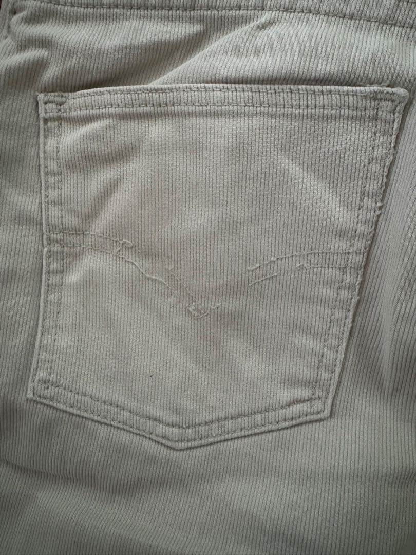 60s〜LEVI'S 911B ピケ BigE パンツ ボタン裏V