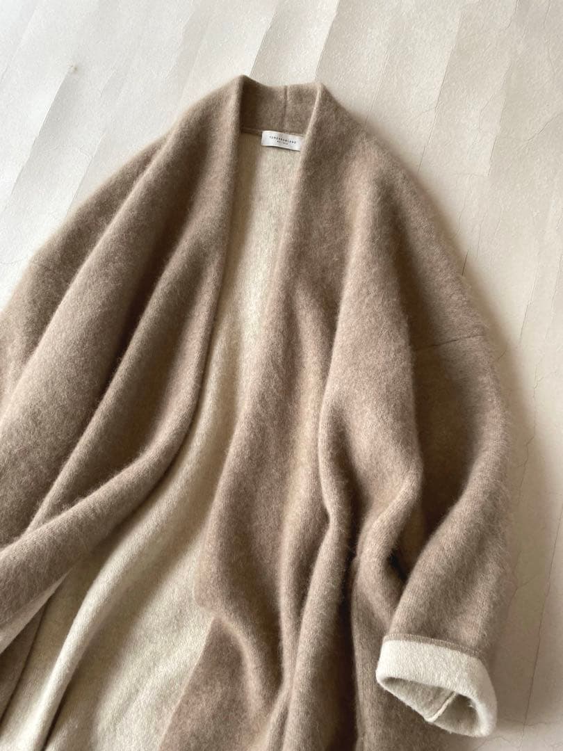 トゥモローランドTOMORROWLANDラクーンヘアリーWフェイスコーディガン