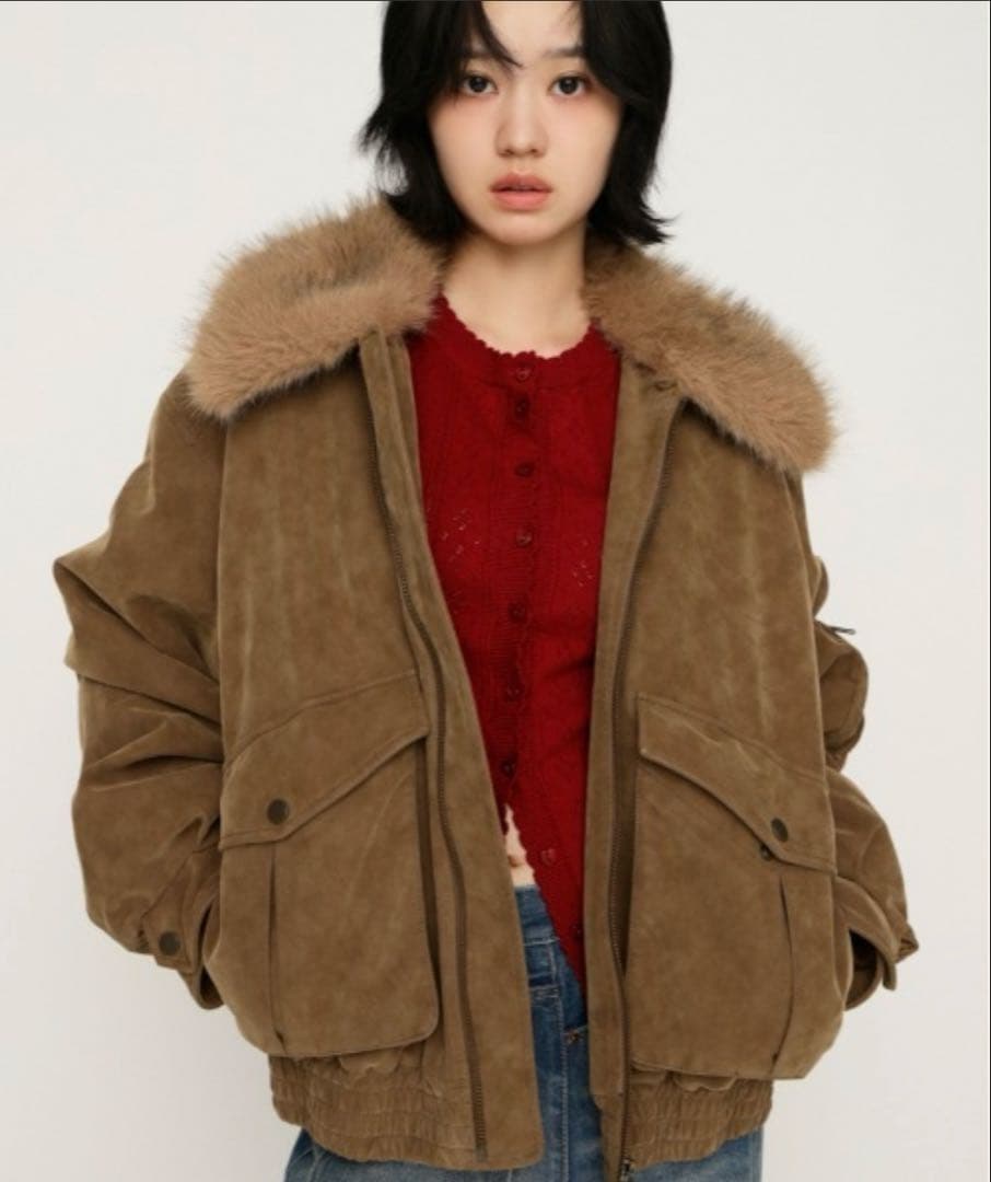 sly ウォッシュド パッファー ブルゾン