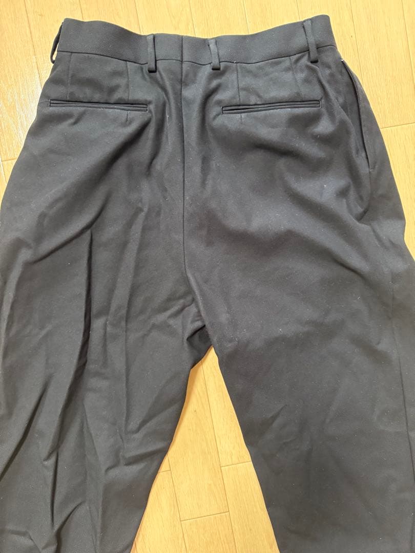 NEAT ニート　ハイツイストコットン　ワイド　ブラックサイズ48 美品