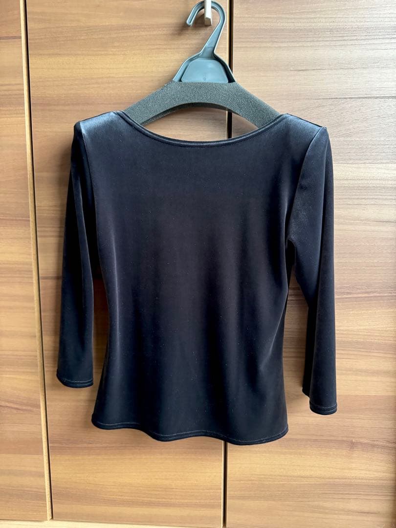 【11/9までの出品】cygne バックオープンベロアトップス Riane