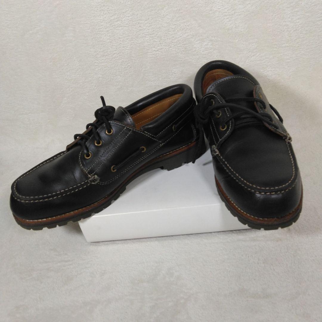 danner vibram 黒レザー モカシン シューズ